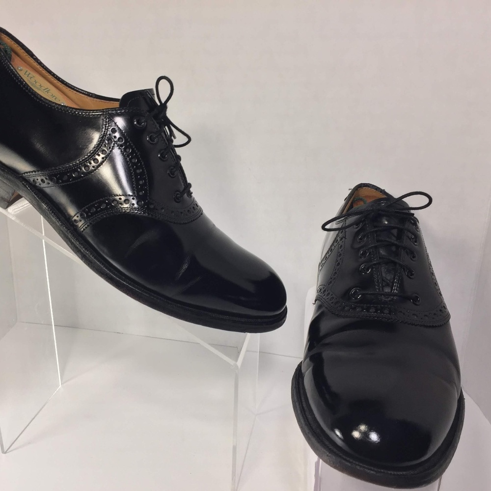 Johnston & Murphy  Handcrafted Black Oxford 8.5 D